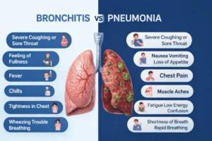 Veltrona blog post about the Bronchitis vs Pneumonia.