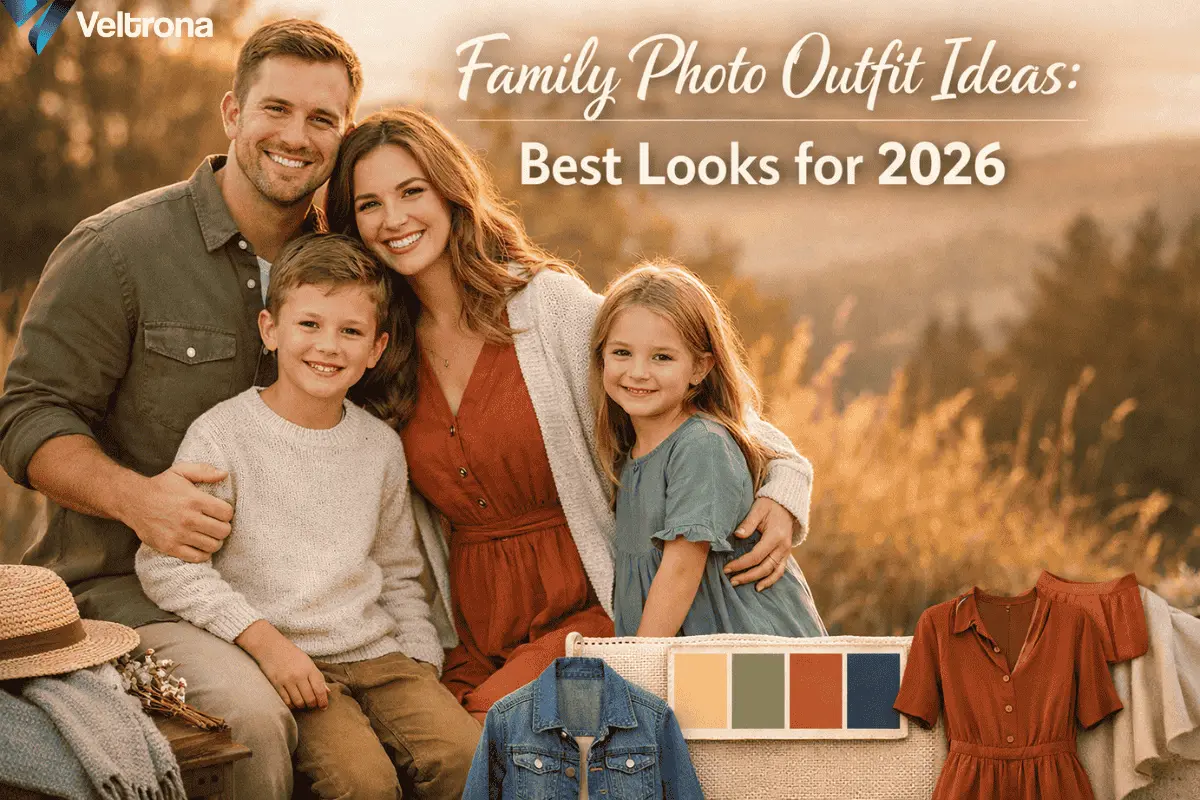 Veltrona blog post about the Family Photo Outfit Ideas.