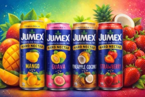 Veltrona blog post about the Jumex Alcohol.