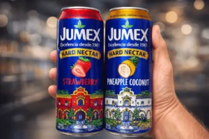 Veltrona blog post about the Jumex Alcohol.