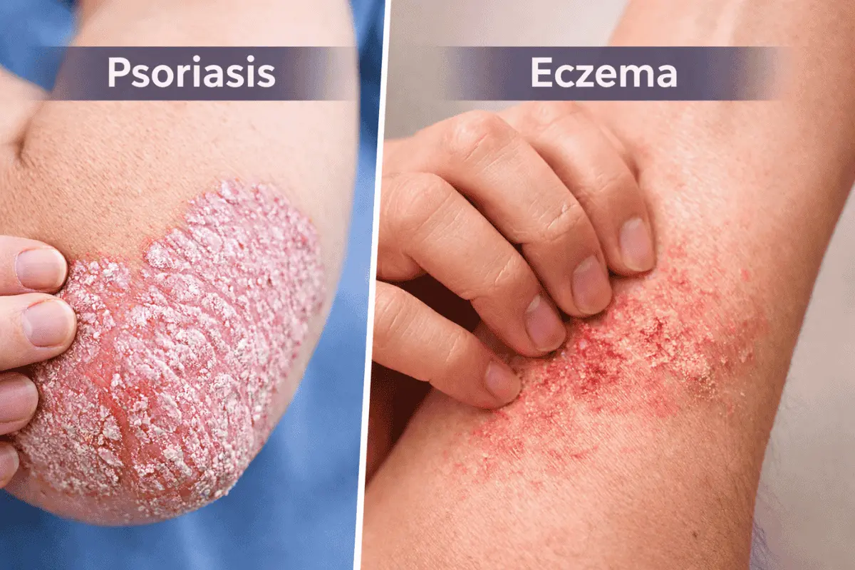 Veltrona blog post about the Psoriasis vs Eczema.