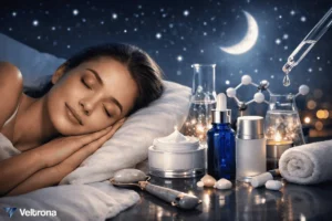 Veltrona blog post about the night regimen for face.