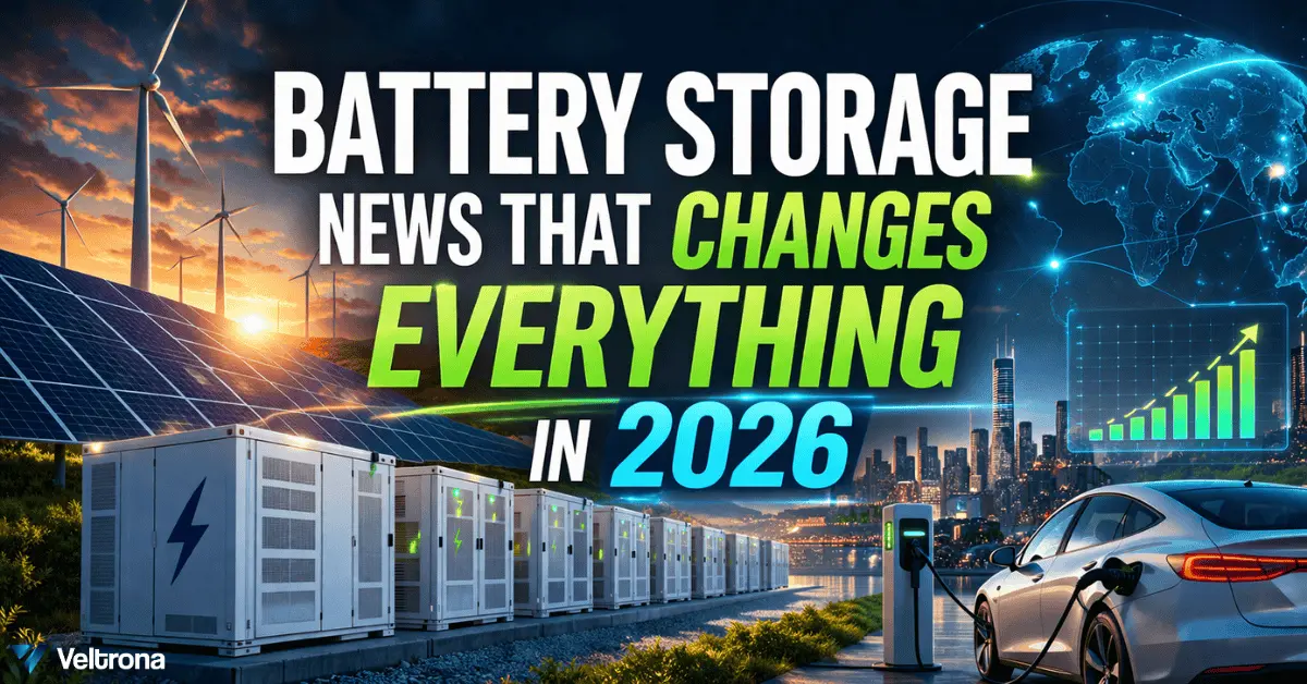 Veltrona blog post about the Battery Storage News.