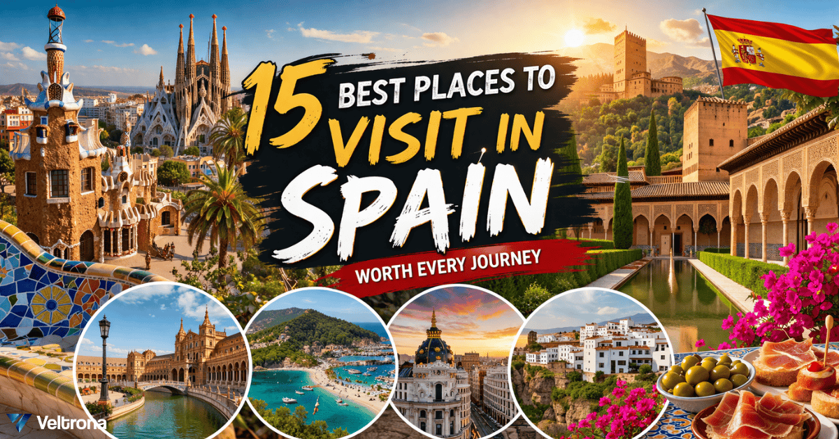 Veltrona blog post about the Best Places to Visit in Spain.