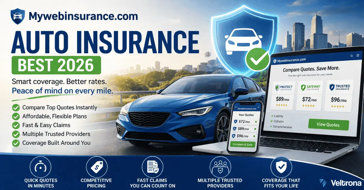 Veltrona blog post about the Mywebinsurance.com Auto Insurance.