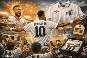 Veltrona blog post about the Neymar Santos Jersey.