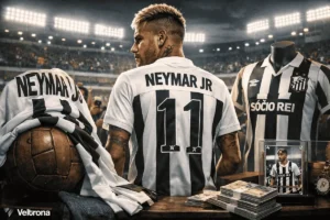 Veltrona blog post about the Neymar Santos Jersey.