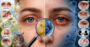 Veltrona blog post about the Pink Eye vs Allergies.