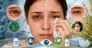 Veltrona blog post about the Pink Eye vs Allergies.