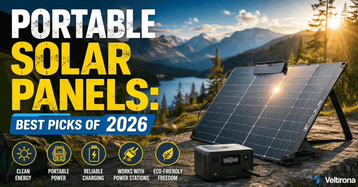 Veltrona blog post about the Portable Solar Panels.