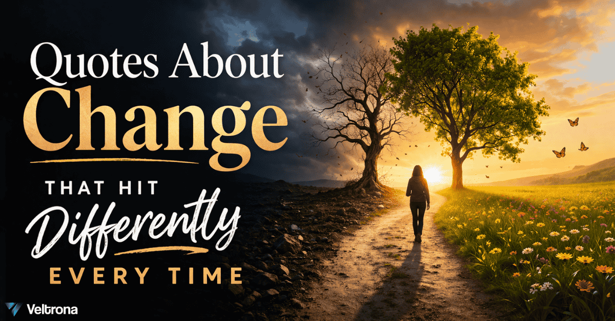 Veltrona blog post about the Quotes About Change.