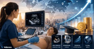 Veltrona blog post about the Ultrasound Tech Salary.