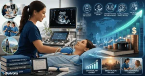 Veltrona blog post about the Ultrasound Tech Salary.